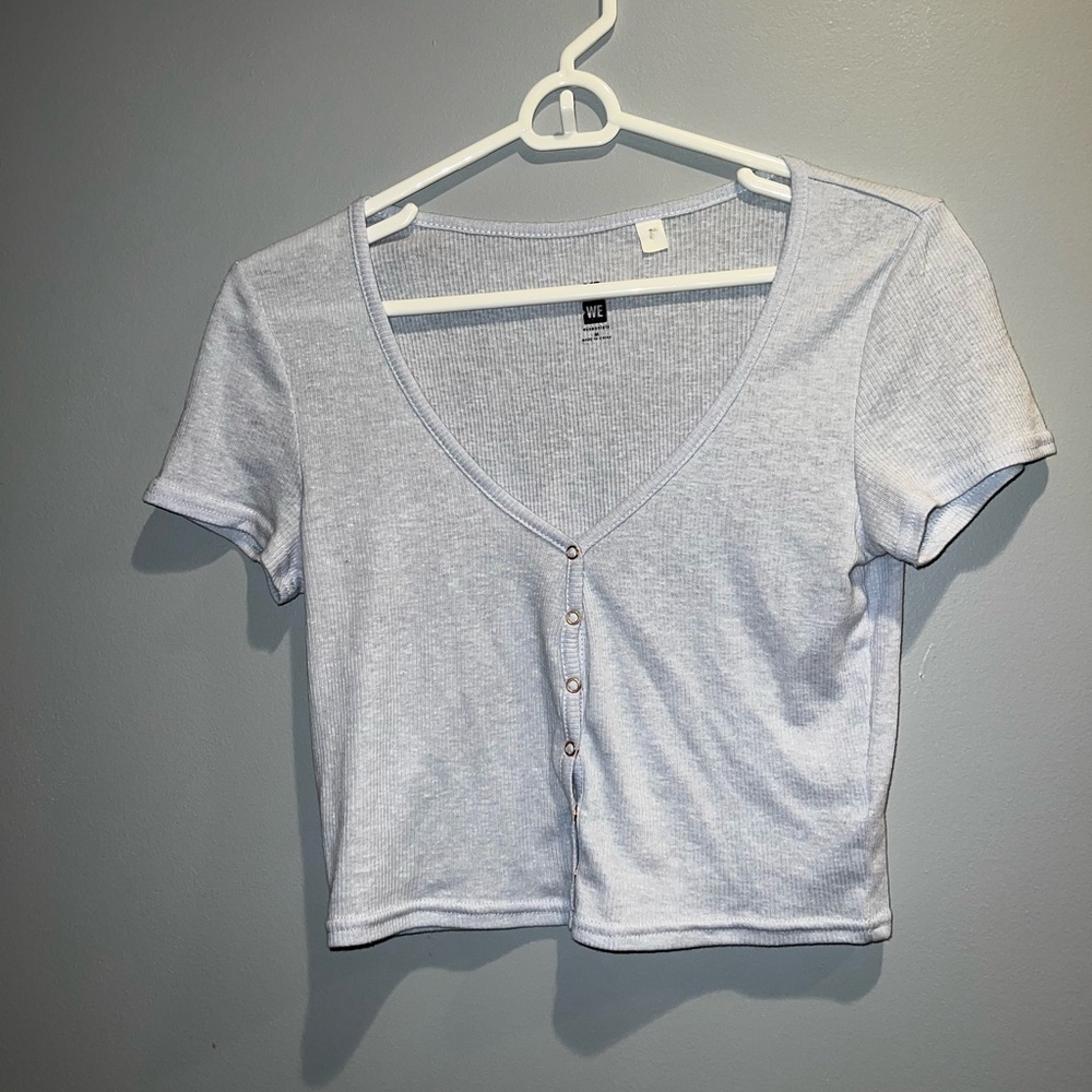Me to we short sleeve crop top